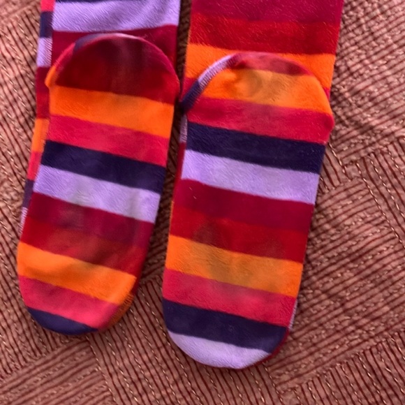 Polar Feet Vibrant Striped Casual fleece Socks - Picture 7 of 16